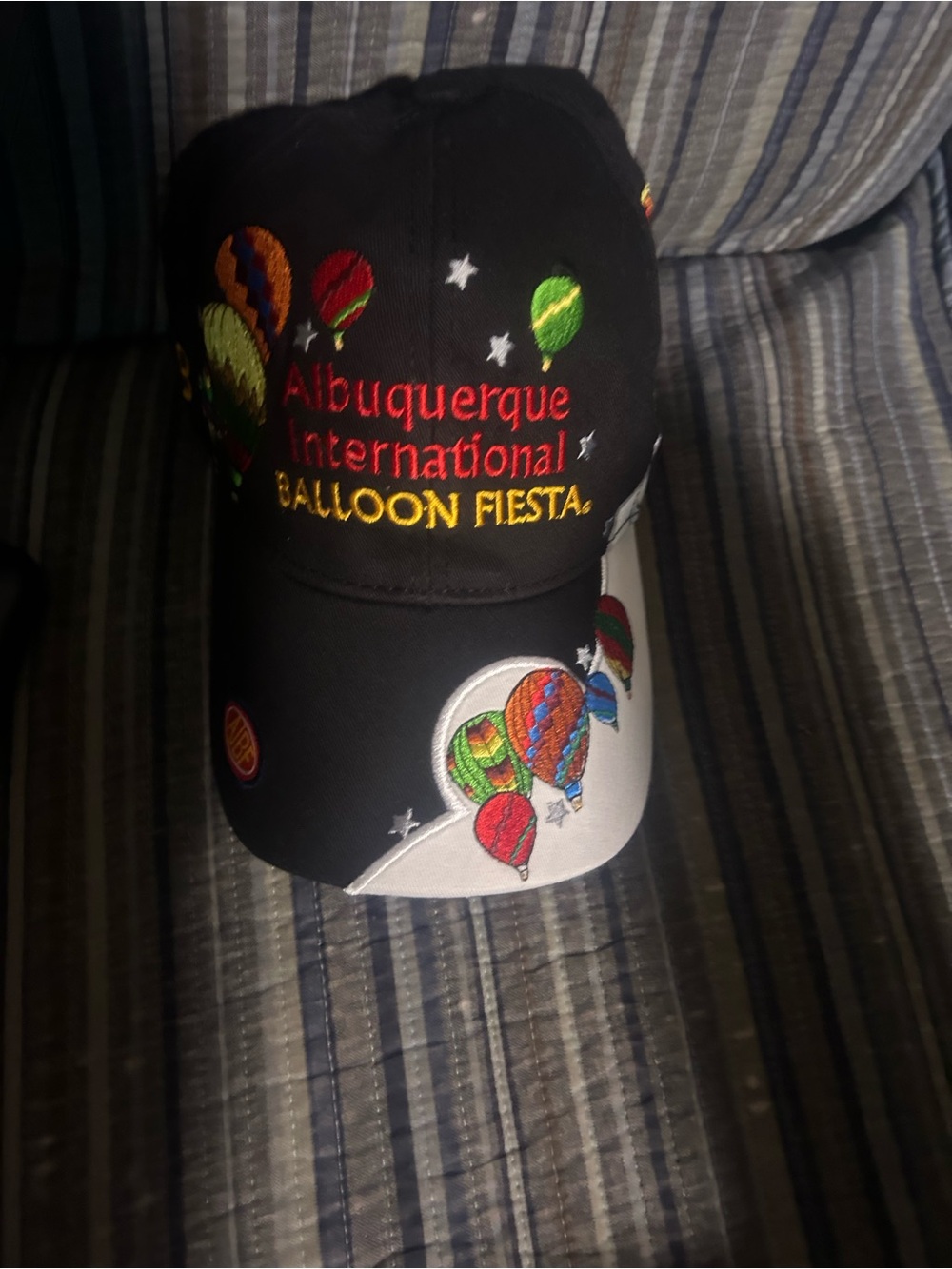 Vintage Y2K Albuquerque International Balloon Fiesta Embroidered All Over Hat 08